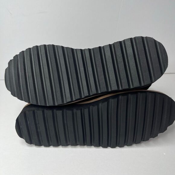 New Splendid Women's Evita Suede Faux Fur Trim Wedge Hiker Booties Sz 8M #451 - Picture 7 of 11